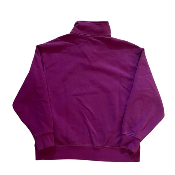 Athleta Purple Half-Zip Pullover Sweatshirt - Picture 10 of 14